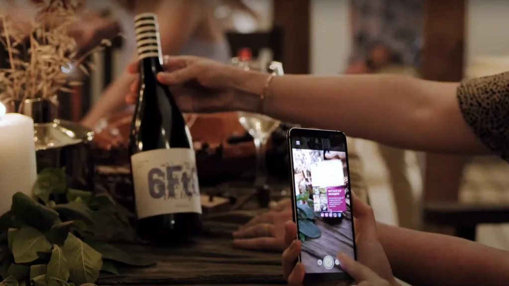 Realtà Aumentata AR nel settore del vino