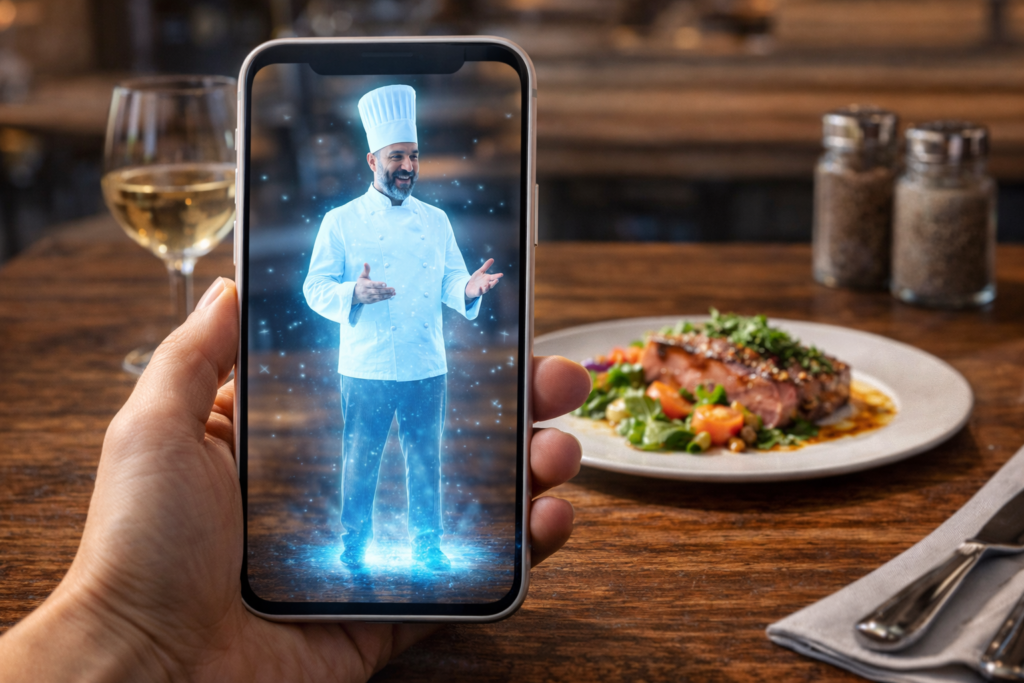 Realtà Aumentata per ristoranti