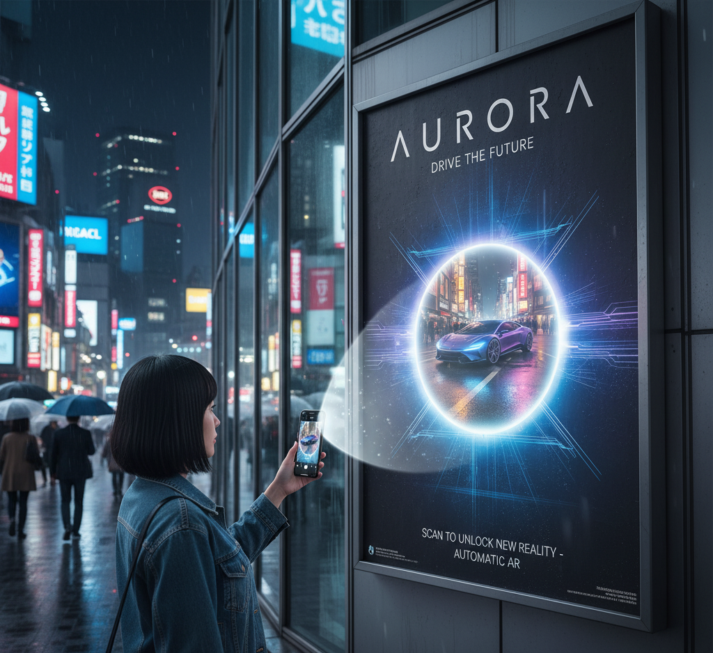 Realtà Aumentata per annunci fisici e campagne OOH