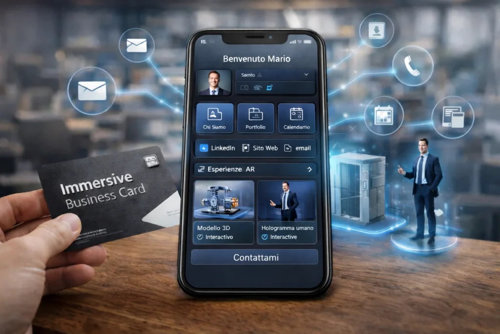 Biglietti da visita in Realtà Aumentata (AR)