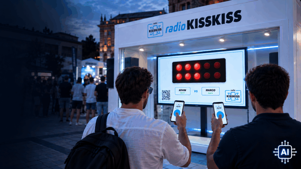 Gamification per eventi: come Radio Kiss Kiss ha acceso il suo stand al Fuori GP di Monza